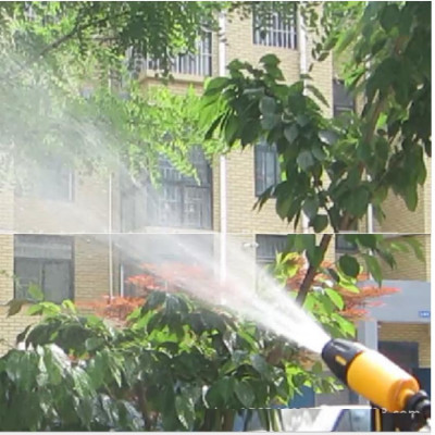 Vòi nước vòi phun nước rửa xe tưới cây tăng áp thông minh + bộ dây bơm nước cao cấp TLG  loạI 10m  (dây trắng) 319498