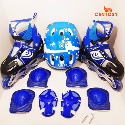 Giầy Patin Centosy, Combo Giày Patin và Bộ Phụ Kiện Bảo Hộ Trẻ Em 8806