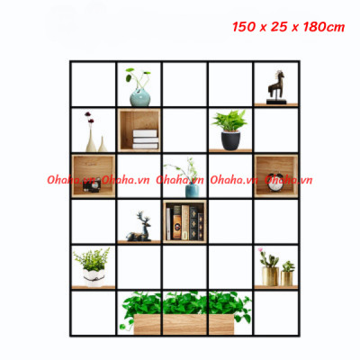 KỆ TRANG TRÍ PHÒNG KHÁCH ĐA NĂNG OHAHA - KTT002