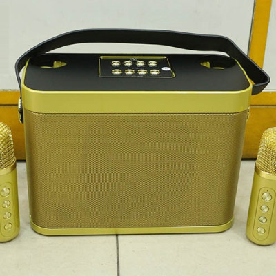 Loa Bluetooth Karaoke  Sothing YS-219 Kèm 2 Micro Có Quai Xách Du Lịch- Hàng chính hãng
