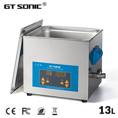Bể rửa siêu âm Gtsonic VGT-2013QTD, 13L giúp tẩy rửa, làm sạch, vệ sinh, bảo dưỡng các vật dụng phòng thí nghiệm, công nghiệp cơ khí, dụng cụ nha khoa/y tế, dung cụ gia đình, trang sức, đồng hồ – Hàng Chính Hãng