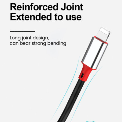 Dây cáp sạc lò xo sạc nhanh PD 20W USB C to Light chuẩn Type C PD 3.0 hiệu Rock Spring PD Cable cho iPhone / cho iPad / cho Airpods có khả năng truyền tải dữ liệu tốc độ cao 480Mbps, trang bị chip điều chỉnh dòng điện thông minh - hàng nhập khẩu