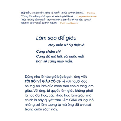 Tôi Nói Về Giàu Có - How To Get Rich