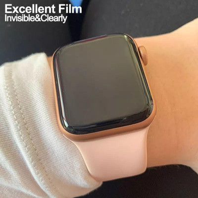 Dán Cường Lực Dẻo APPLE WATCH 3D Full Màn - Bảo Vệ Full Màn Hình Size 40/44MM