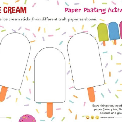 Art and Craft Activity Book C for 3-4 Year old kids with free craft material