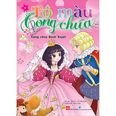 Tô Màu Công Chúa - Công Chúa Bạch Tuyết (Tái Bản)