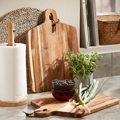 Thớt thái | JYSK Kjell | gỗ | màu tự nhiên | R26xD36cm