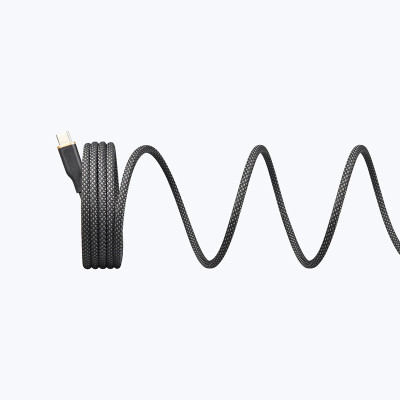 Dây Cáp Sạc MAZER InfiniteLINK COBRA Magnetic 240W Type C to C Thiết Kế Độc Đáo Với Nam Châm Tự Dính Giúp Gấp Gọn Dây Hàng Chính Hãng