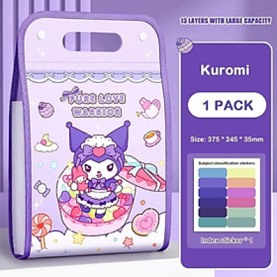 Bìa lưu trữ giấy A4 , tài liệu , gồm 13 lớp trong suốt  , nút bấm quai xách  đa năng và tiện lợi 