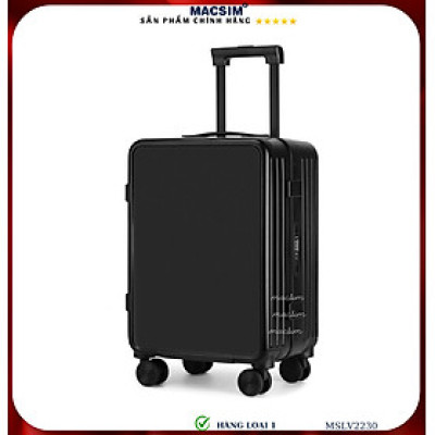 Vali cao cấp Macsim SMLV2301 cỡ 24inch màu đen - Hàng loại 1