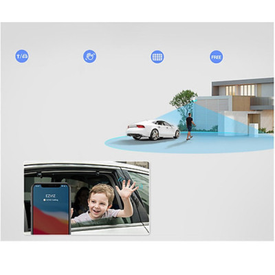 Camera IP WiFi Ngoài Trời EZVIZ H8 3K 5MP - Hàng Chính Hãng