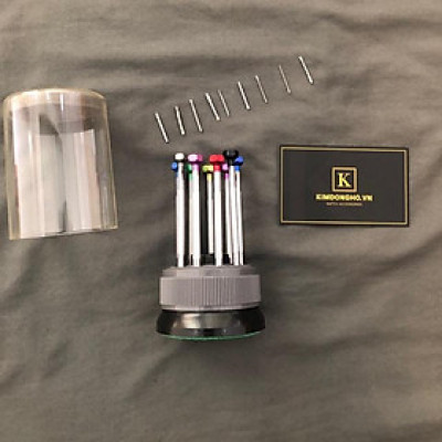 Bộ Tovit 9 món kèm đầu thay chuyên dụng trong sửa chữa đồng hồ chuyên nghiệp