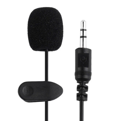 Micro Mic Thu Âm Chân 3.5mm Dành Cho Điện Thoại, Máy Quay, Máy Trợ Giảng - Hàng Nhập Khẩu
