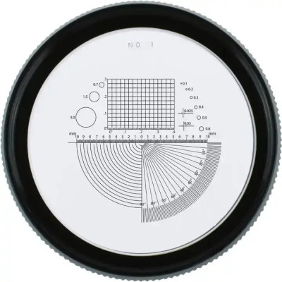 Kính lúp cầm tay có thước đo Terino MG-75A (10x, đèn led, kèm pin sạc) - Hàng chính hãng