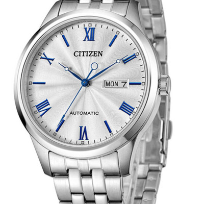 Đồng Hồ Nam Citizen Dây Thép Không Gỉ NH7501-85A - Mặt Trắng (Sapphire)