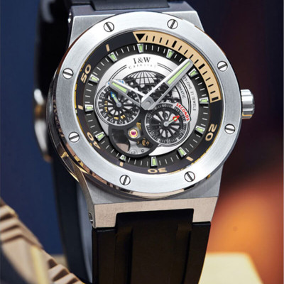 Đồng hồ nam chính hãng IW CARNIVAL IW619G-5 Kính sapphire ,chống xước,Chống nước 50m ,Bảo hành 24 tháng,Máy cơ (Automatic),Dây cao su cao cấp,thiết kế lộ cơ thể thao