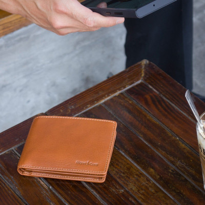 Ví Da Nam Gianni Conti Italy 587144 - 02LEA - Màu Nâu 