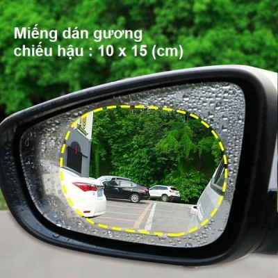 Miếng dán chống nước gương Ô tô