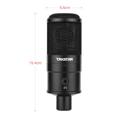 Takstar PC-K220USB - Micro Condenser Thu Âm Kỹ Thuật Số Cho Máy Tính, Điện Thoại - Hàng Chính Hãng