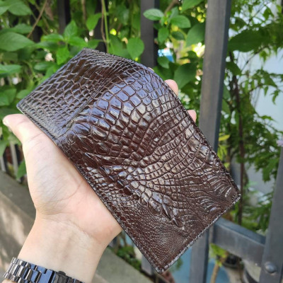 SIÊU PHẨM..! Ví nam da bắp tay cá sấu 