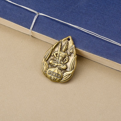 Dây chuyền mặt Phật Bản Mệnh hoa sen bằng đồng - MV02