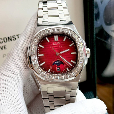 Đồng Hồ Nam I&W Carnival 735G18 Chính Hãng Full Box Chống Nước Kính Chống Xước Dây Thép Cao Cấp BH 60T (Máy Cơ Tự Động)
