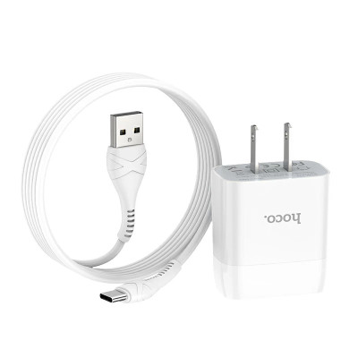 CỐC SẠC NHANH 12W 2 CỔNG CHỐNG CHÁY NỔ HOCO C73 - CỦ SẠC ĐA NĂNG 2.4A CHO CÁC DÒNG ĐIỆN THOẠI CHÍNH HÃNG