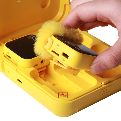 Lensgo LWM-348C Double 1V2 - Micro Không Dây 2.4G Thu Âm Cho Máy Ảnh, Điện Thoại - Hàng chính hãng