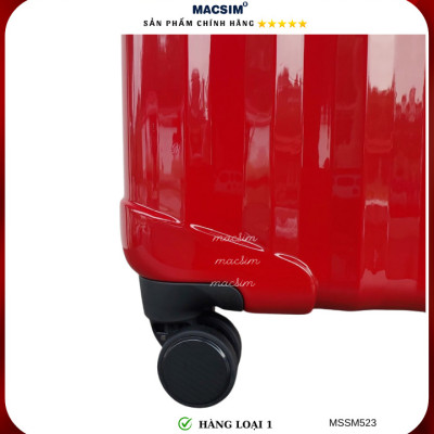 Vali cao cấp Macsim Smooire MSSM523 cỡ 20 inch màu gold, đen, đỏ - Hàng loại 1