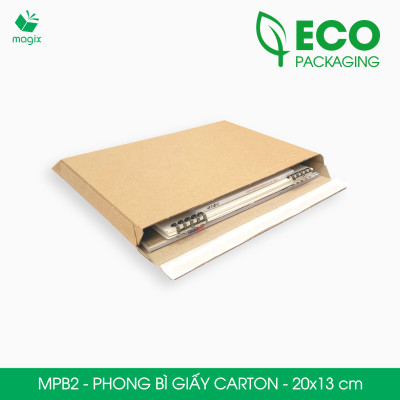 MPB2 - 20x13 cm - 100 phong bì carton đóng hàng - Bìa gói hàng, bìa cứng, bì thư | Magix Packaging