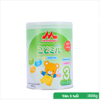Sữa Morinaga Số 3 Hương Vani - Kodomil dành cho bé trên 36 tháng tuổi