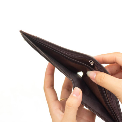 Ví ngang da bò MIN-11- Form nhỏ | Anh Tho leather