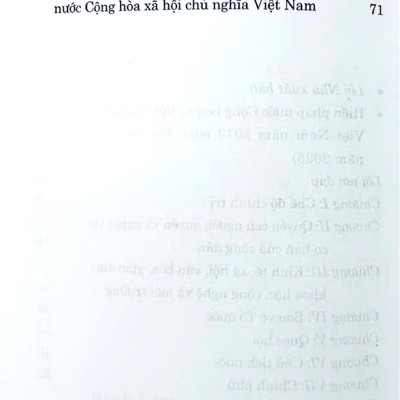 Sách - Hiến Pháp Nước Cộng Hòa Xã Hội Chủ Nghĩa Việt Nam Năm 2013 (Sửa Đổi, Bổ Sung Năm 2025)