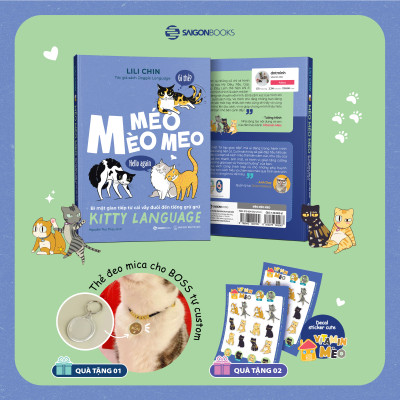 Sách - Mèo Méo Meo - Bí mật giao tiếp từ cái vẫy đuôi đến tiếng grừ grừ