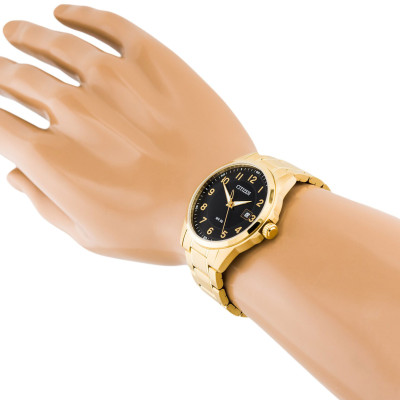 Đồng Hồ Nam Citizen Dây Thép Không Gỉ BI5042-52E - Mặt Đen