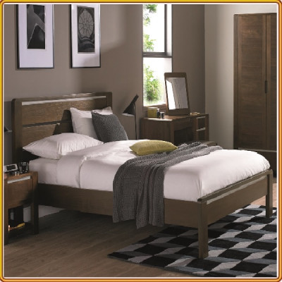 Giường ngủ Casa gỗ sồi Tundo 1m4 x 2m