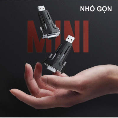 Đầu chuyển đổi tín hiệu USB 2.0 sang COM DP9 RS 232 UGREEN 80111 - Hàng chính hãng