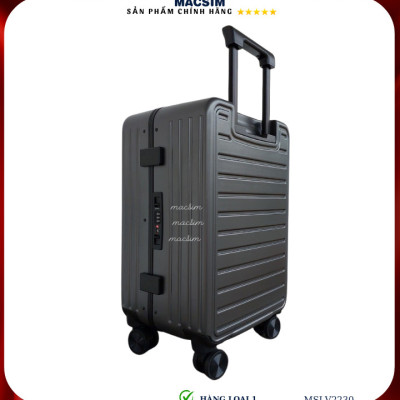Vali cao cấp Macsim SMLV2301 cỡ 24inch màu đen - Hàng loại 1