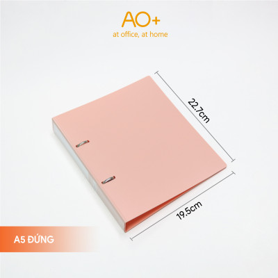 Bìa còng A5 Switch ON AO+ lưu trữ tài liệu gáy 3.5cm chất liệu nhựa PP WB213/WB214