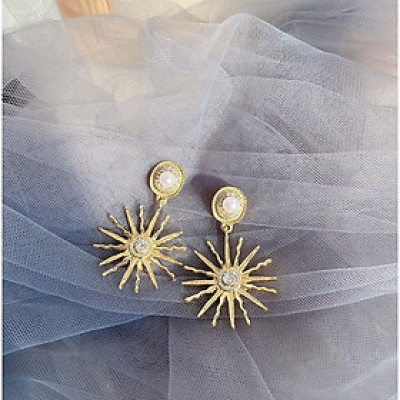 Khuyên tai đá mặt trời_LeAu KT64