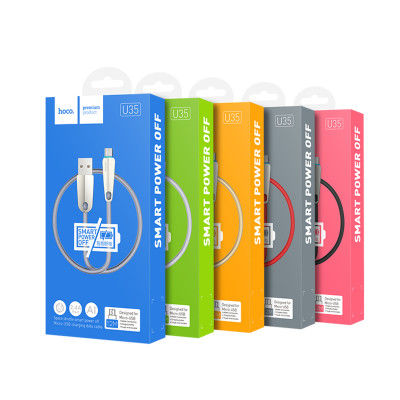 Cáp Hoco U35 Micro - Ngắt Điện Thông Minh - Chính Hãng