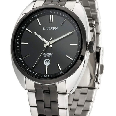 Đồng Hồ Nam Citizen Dây Thép Không Gỉ BI5098-58E - Mặt Đen