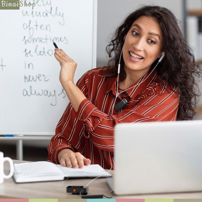 Comica Vimo C - Micro Cài Áo Không Dây 2.4G Nhỏ Gọn, Âm Thanh Rõ Nét, Dùng Cho Điện Thoại, Máy Ảnh, Máy Quay- Hàng chính hãng