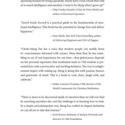 Search Inside Yourself: The Unexpected Path To Achieving Success, Happiness (And World Peace)