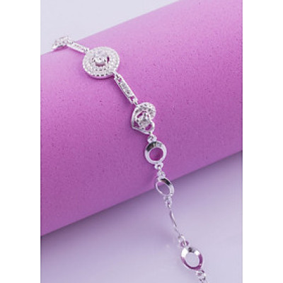 Lắc tay bạc nữ S925 Italia Bạc Xinh Huện Ngân RYB140063