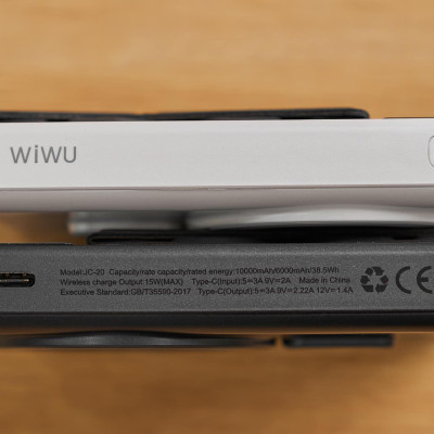 Pin/ Sạc Dự Phòng Không Dây Hít Từ Tính WIWU JC-20 10.000mAh - Hàng Chính Hãng