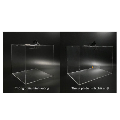Thùng phiếu mica Enter H11 20x20x20cm 3mm