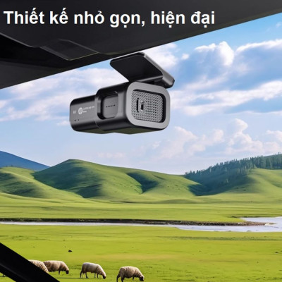 Camera hành trình ô tô thương hiệu Mỹ HP F490W độ phân giải 2K, Wifi - Hàng Chính Hãng