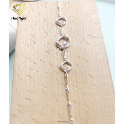Lắc tay bạc 925 Huệ Ngân - Vòng tròn tình yêu RYB140058
