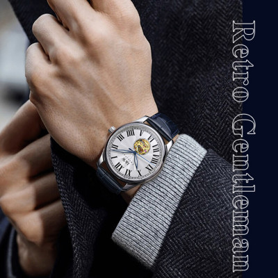 Đồng Hồ Nam I&W Carnival 695G Chính Hãng Full Box Chống Nước Kính Chống Xước Dây Da Cao Cấp BH 60T (Máy Cơ Tự Động)